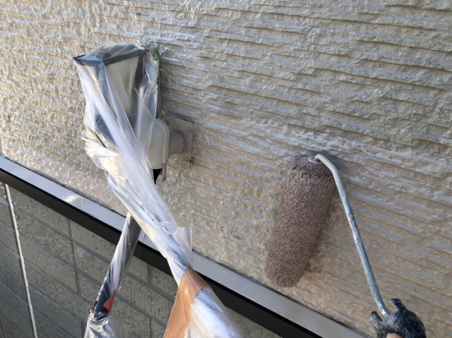 外壁塗替え工事上塗り